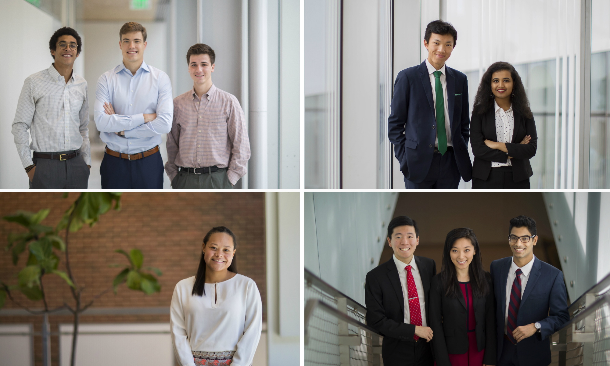 Class of 2018 President’s Engagement and Innovation Prize winners 