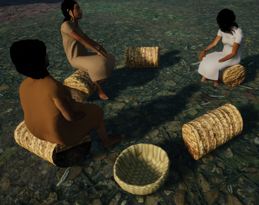 A virtual world for an ancient society