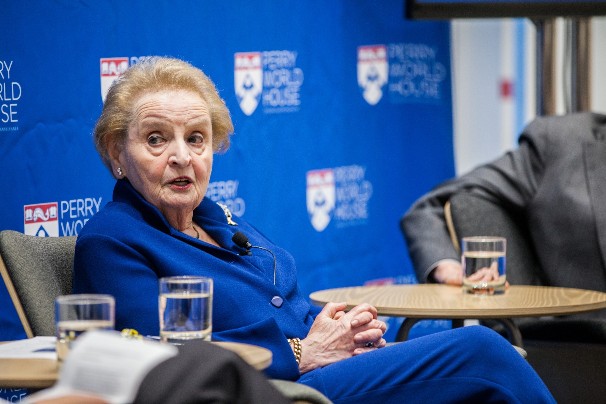 madeline albright at perry world house
