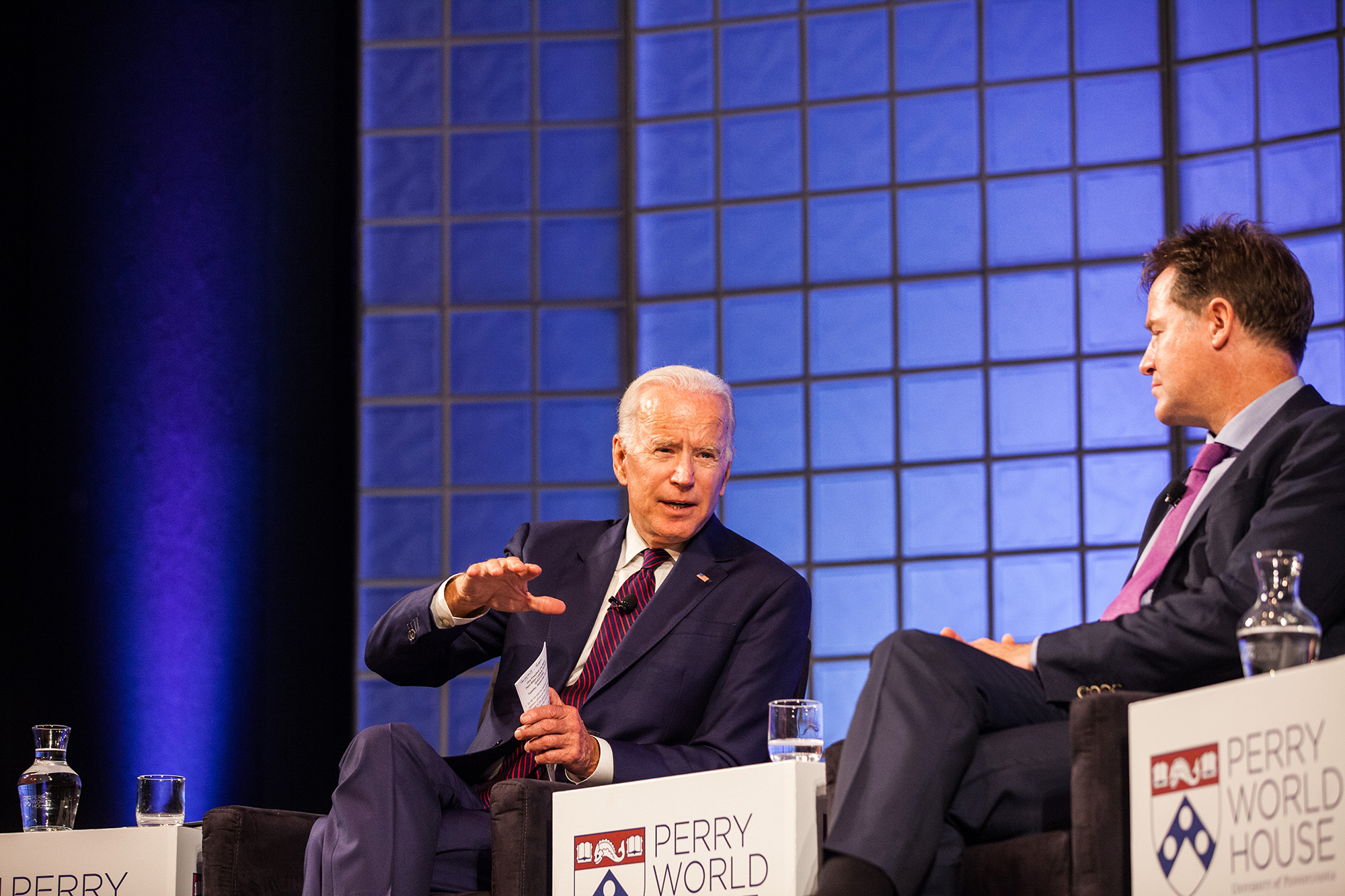 president biden at perry world house event