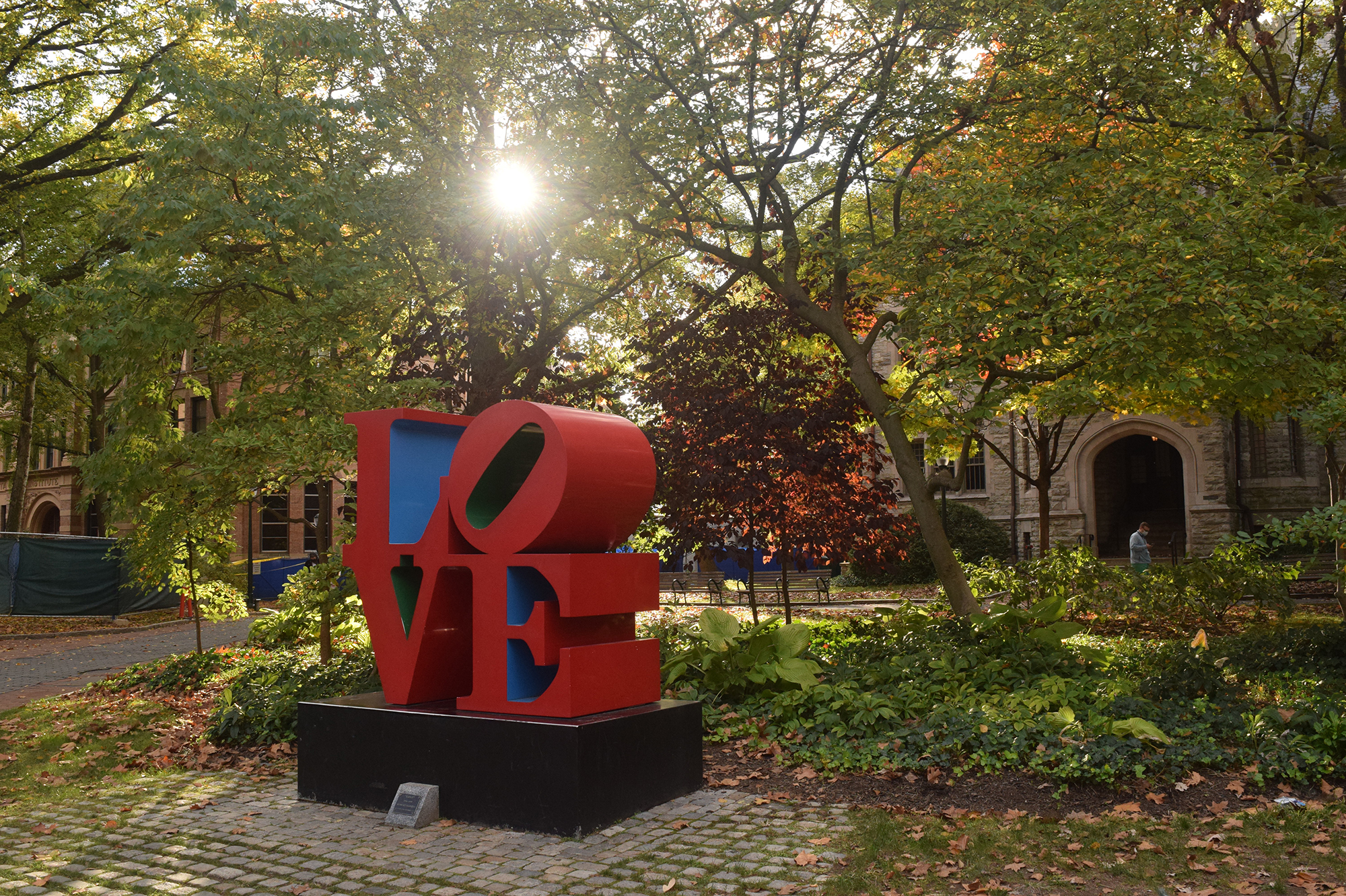 LOVE statue on Penn campus