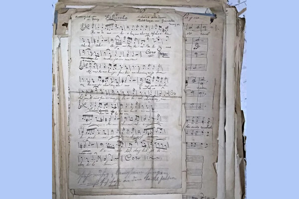 Old sheet music from the Gatz collection.