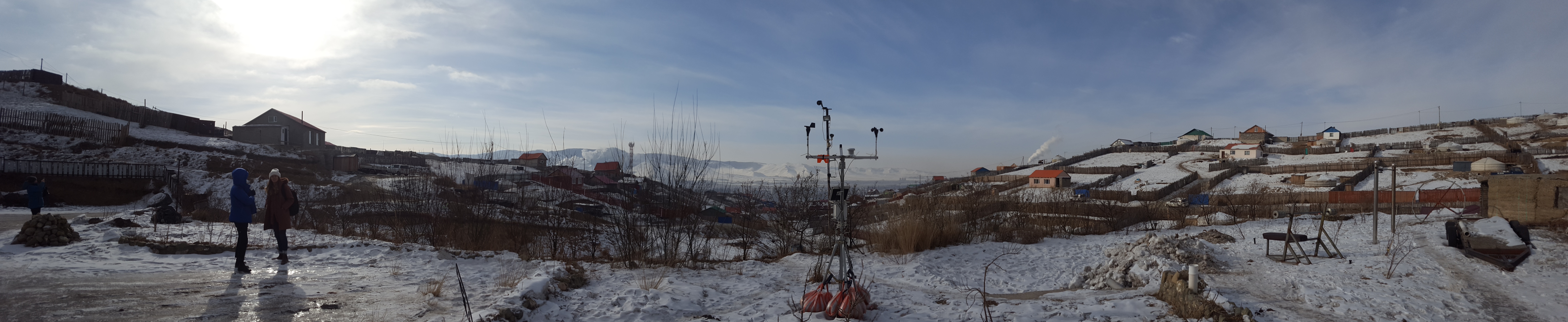 Weather station outside of Ulaanbaatar.
