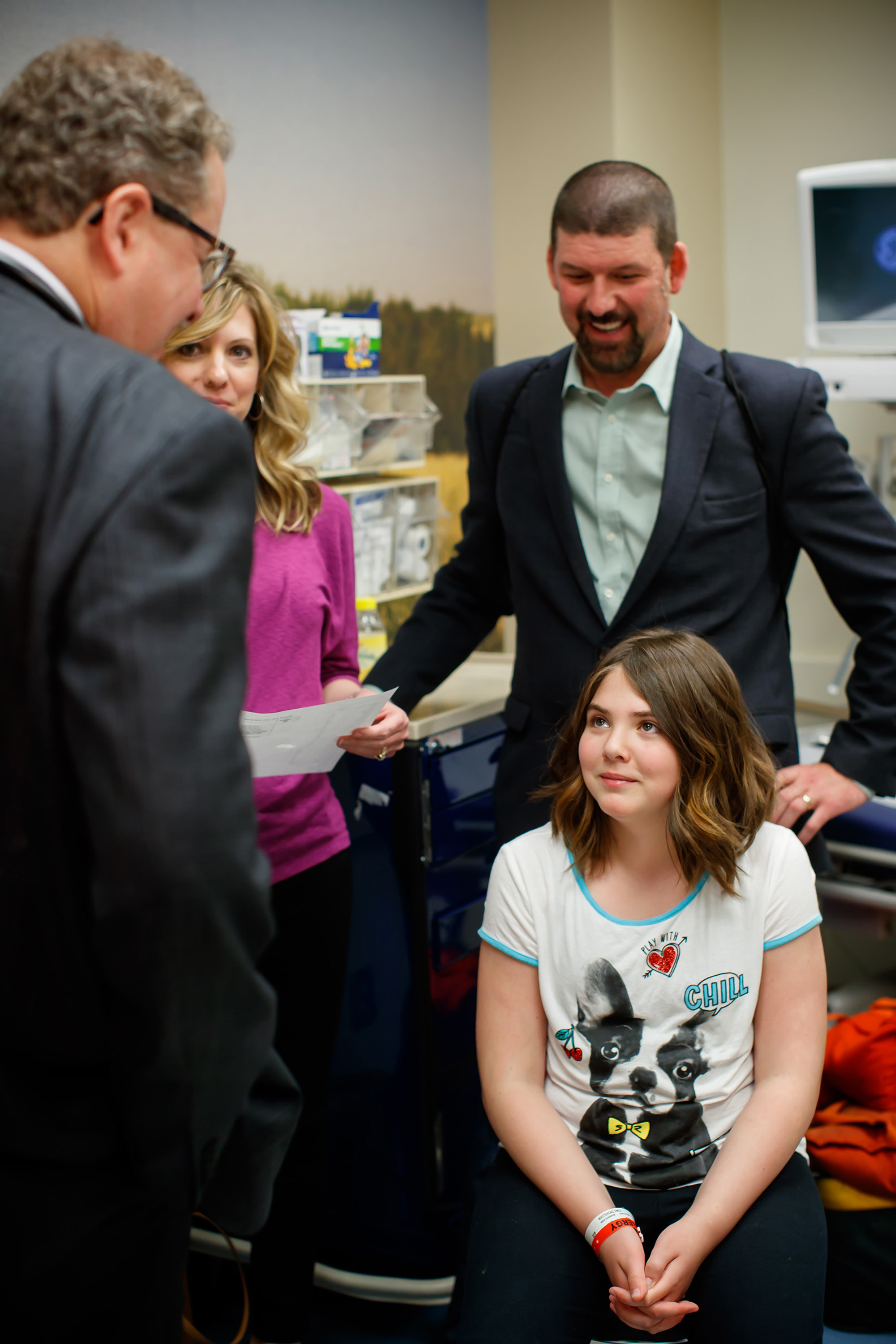 Stephan Grupp of CHOP and the world’s first pediatric CAR T-cell patient, Emily Whitehead