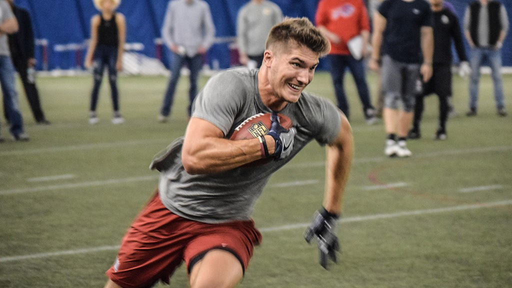 Justin Watson shows his skills on Pro Day | Penn Today