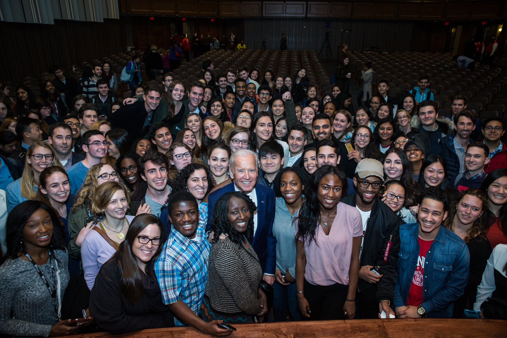 Conversation with Joe Biden and Students