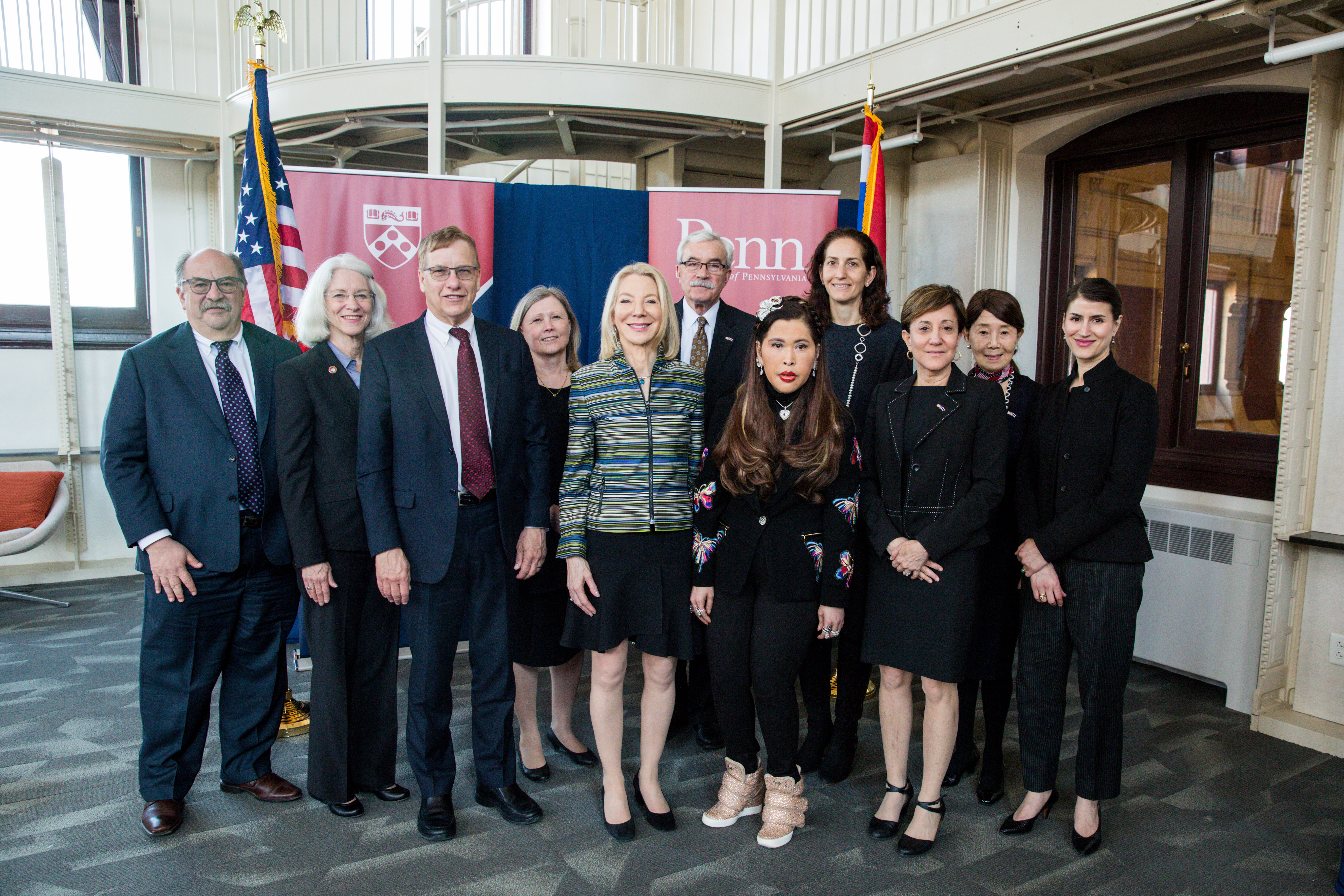 HRH Princess Chulabhorn with Penn group