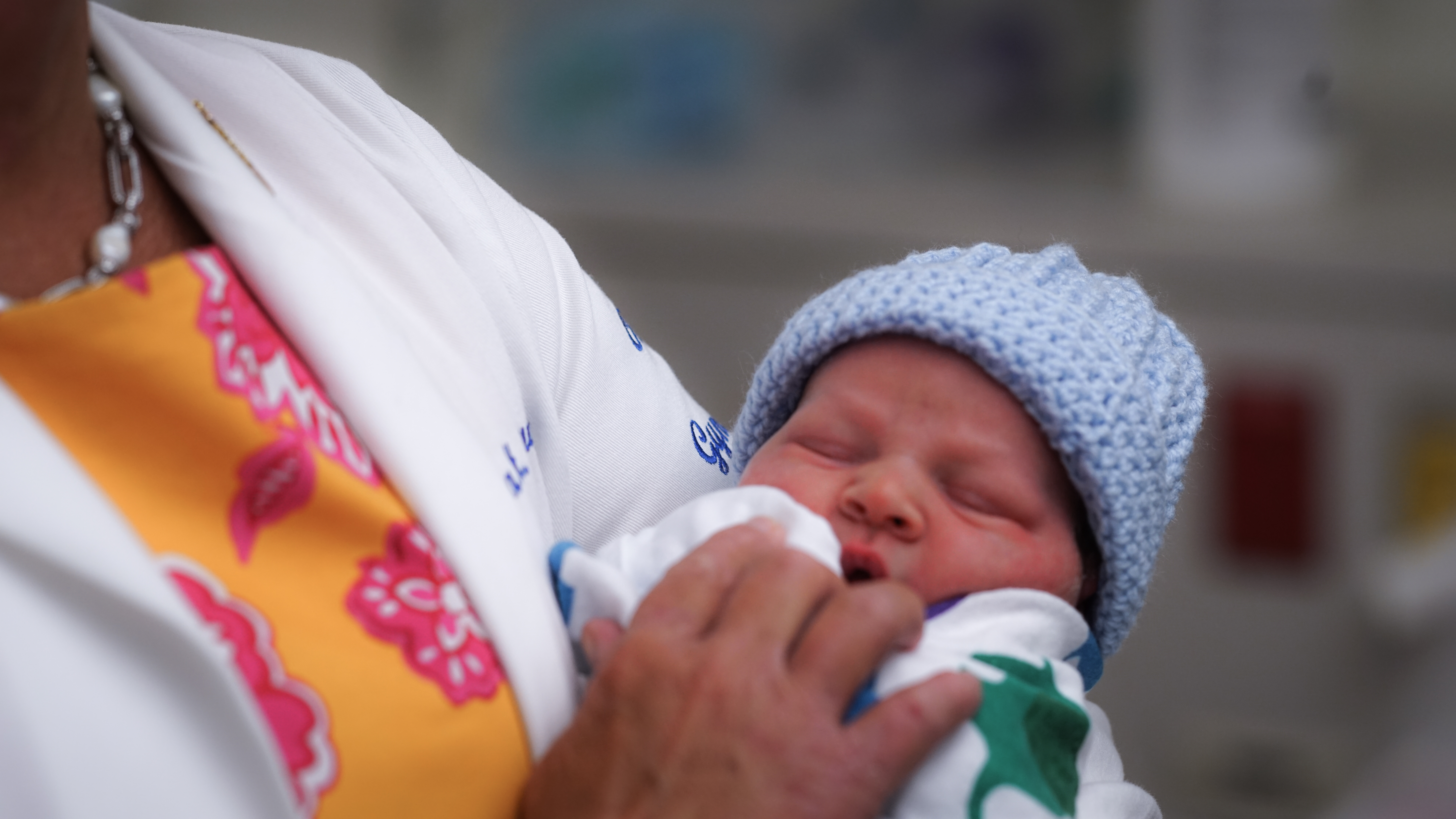 A cuddling program at Penn Medicine’s Chester County Hospital provides babies in the NICU with positive touch during medical procedures.