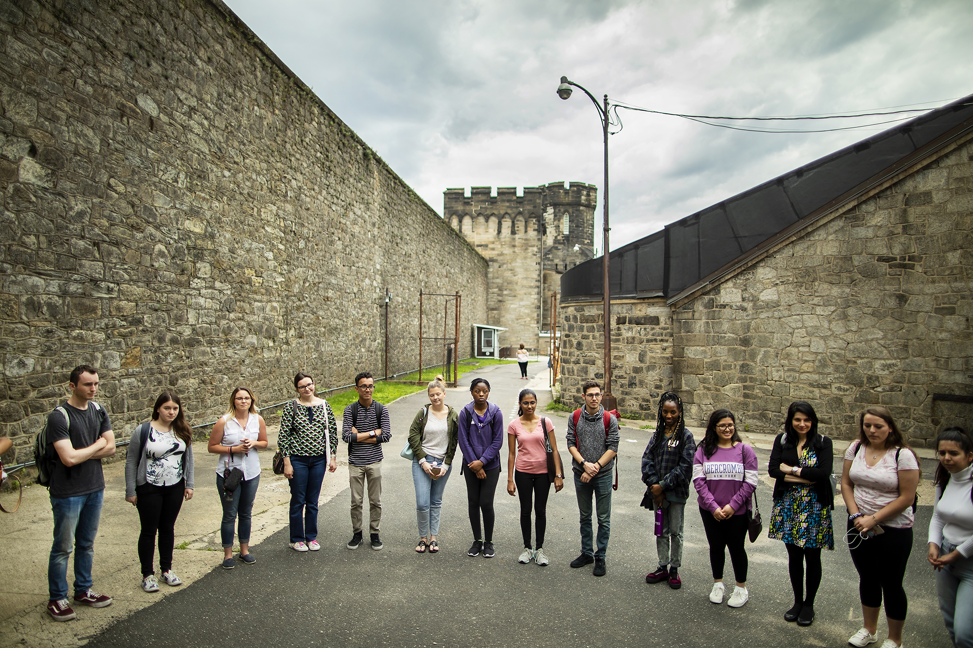 A two-week summer intensive workshop run by mindCORE focused on social and behavioral sciences, and on language science and technology, included a visit to Eastern State Penitentiary.