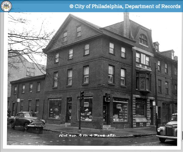 401 Pine Street in Philadelphia in 1957