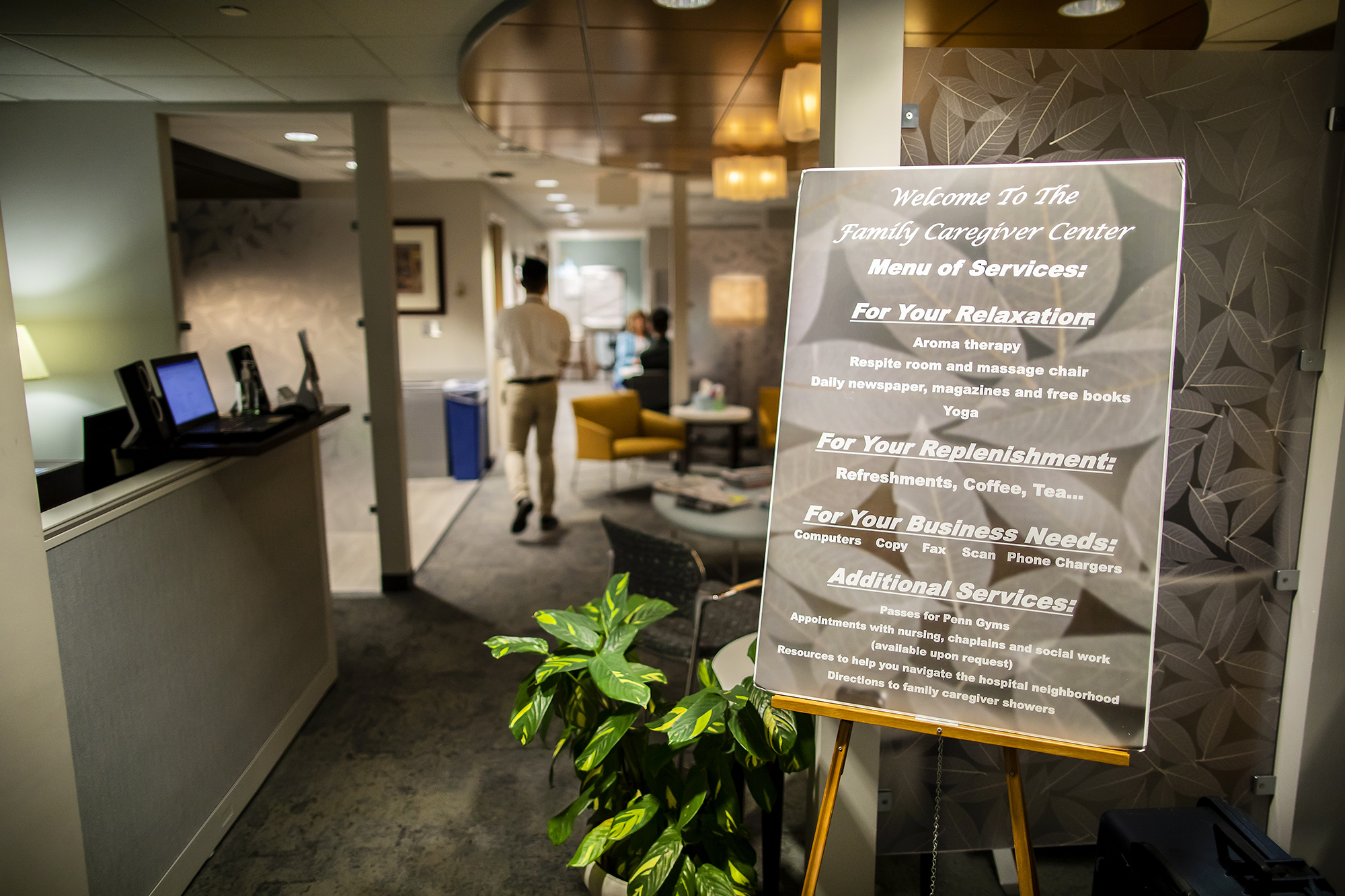 Entrance to the the Caregiver Center