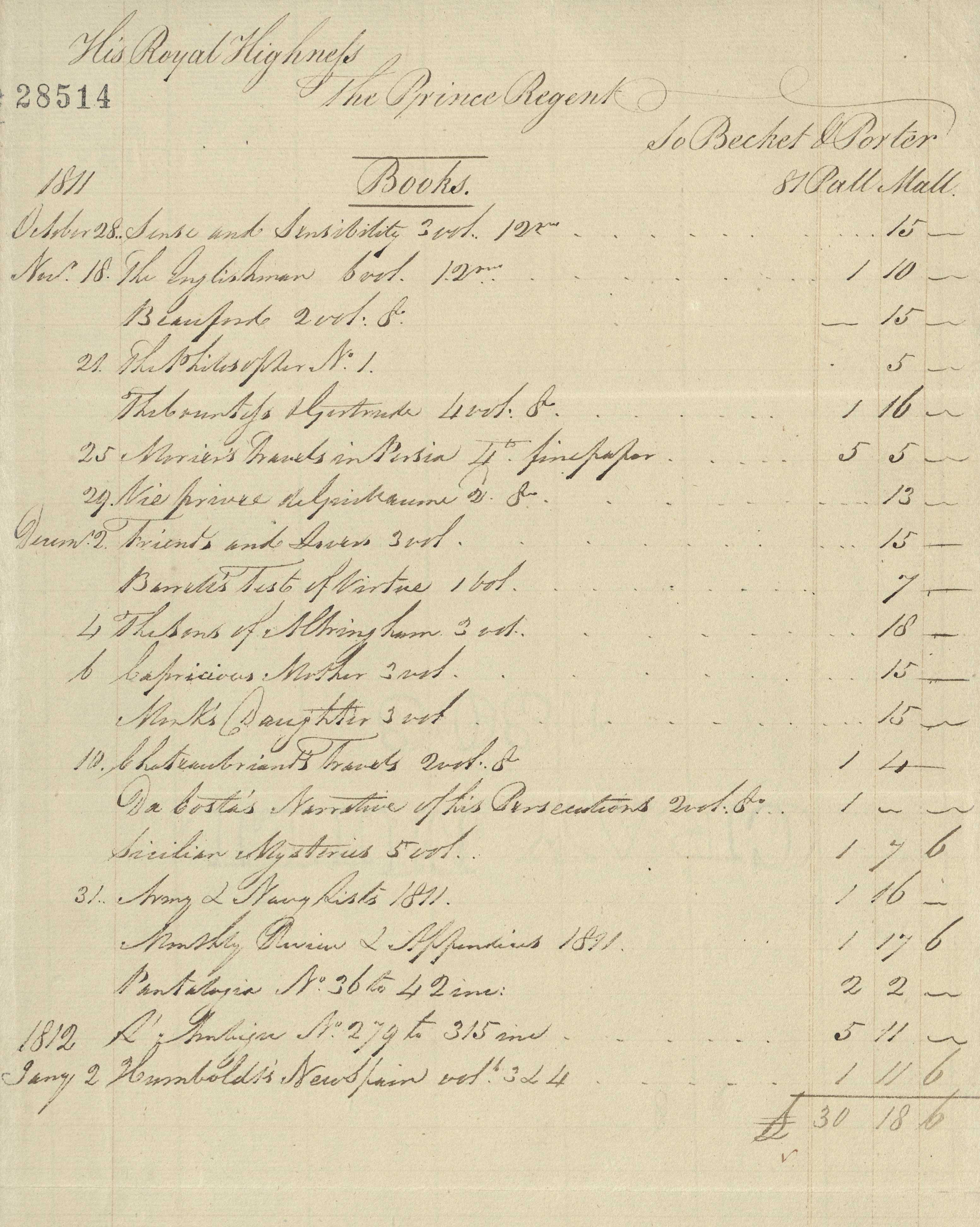 Austen Receipt