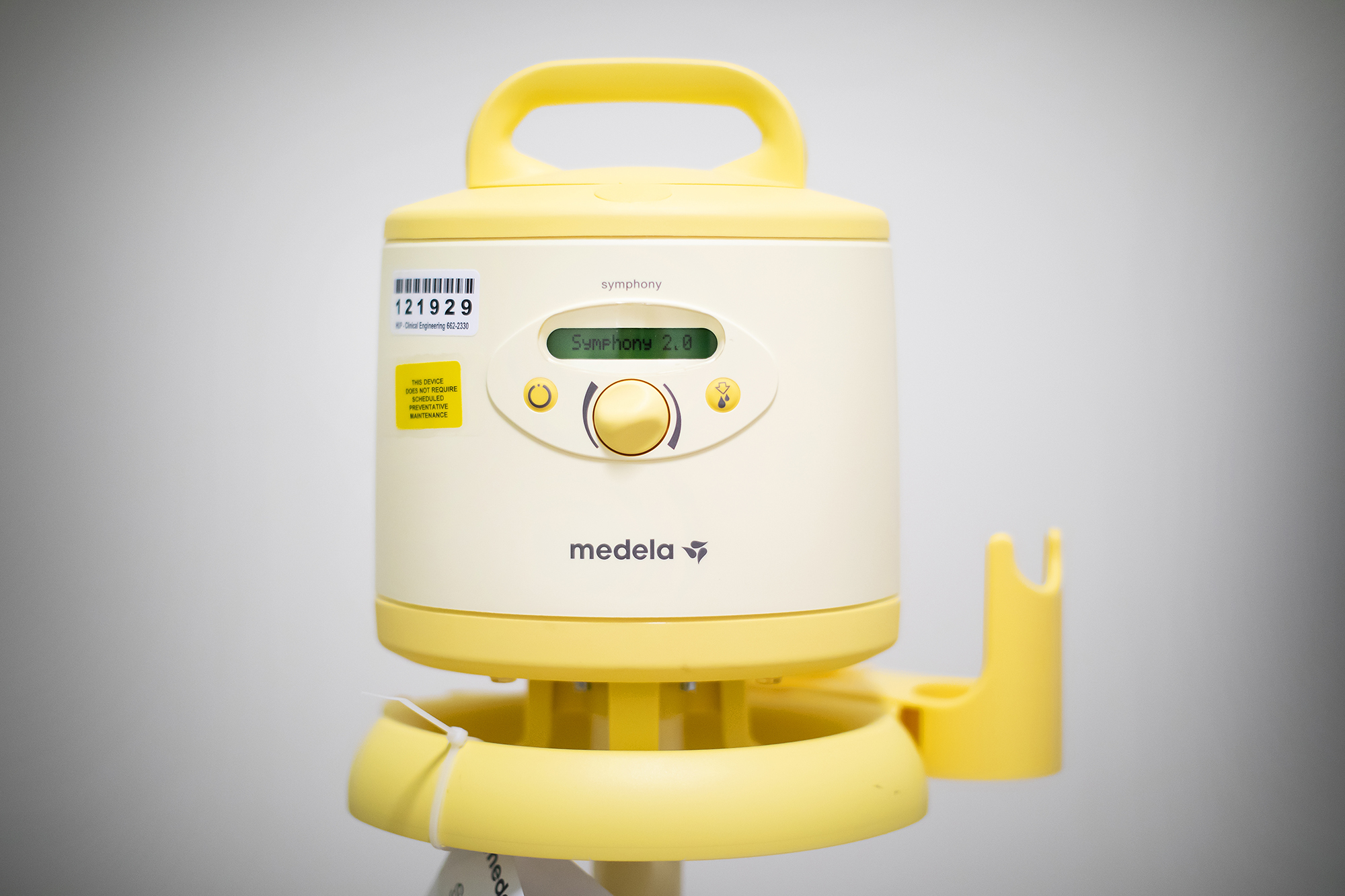 A Medela-brand hospital-grade breast pump