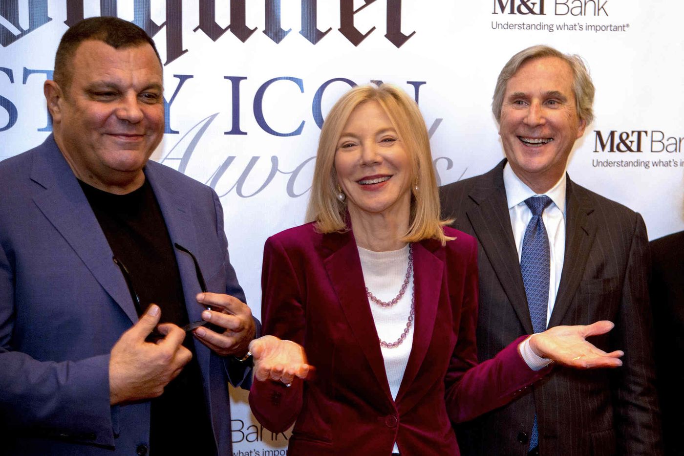 Amy Gutmann smiling at ICON Awards