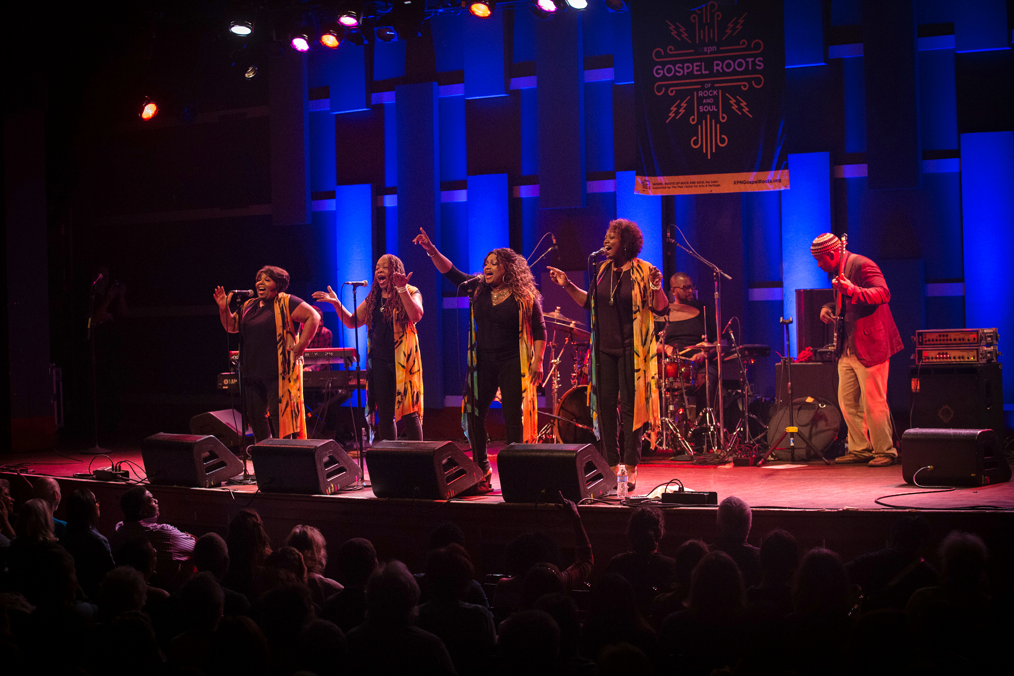 gospel roots mccrary sisters on stage at wxpn