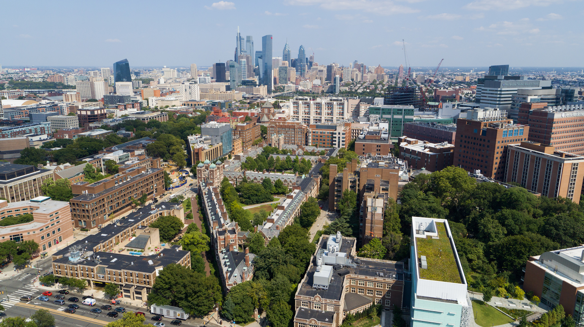 philly skyline with penn in foreground