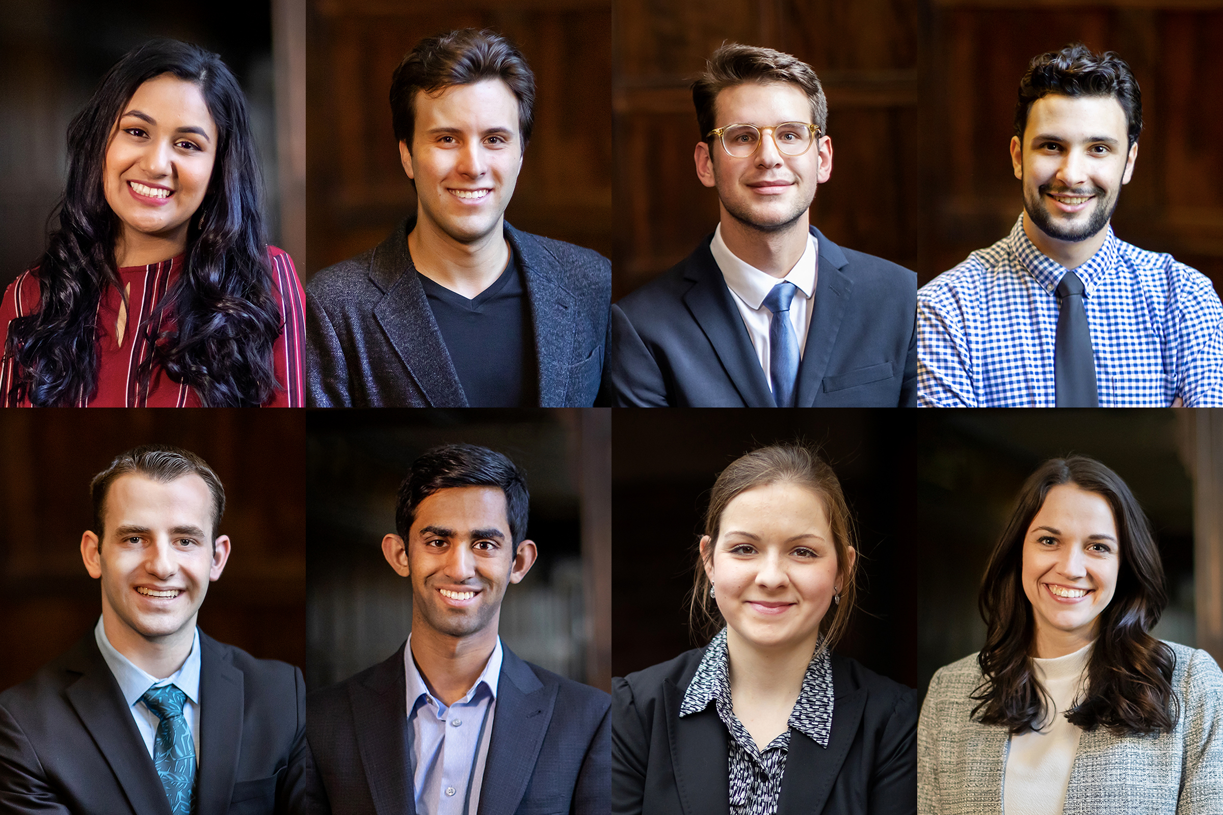  Composite photo showing each of the award winners