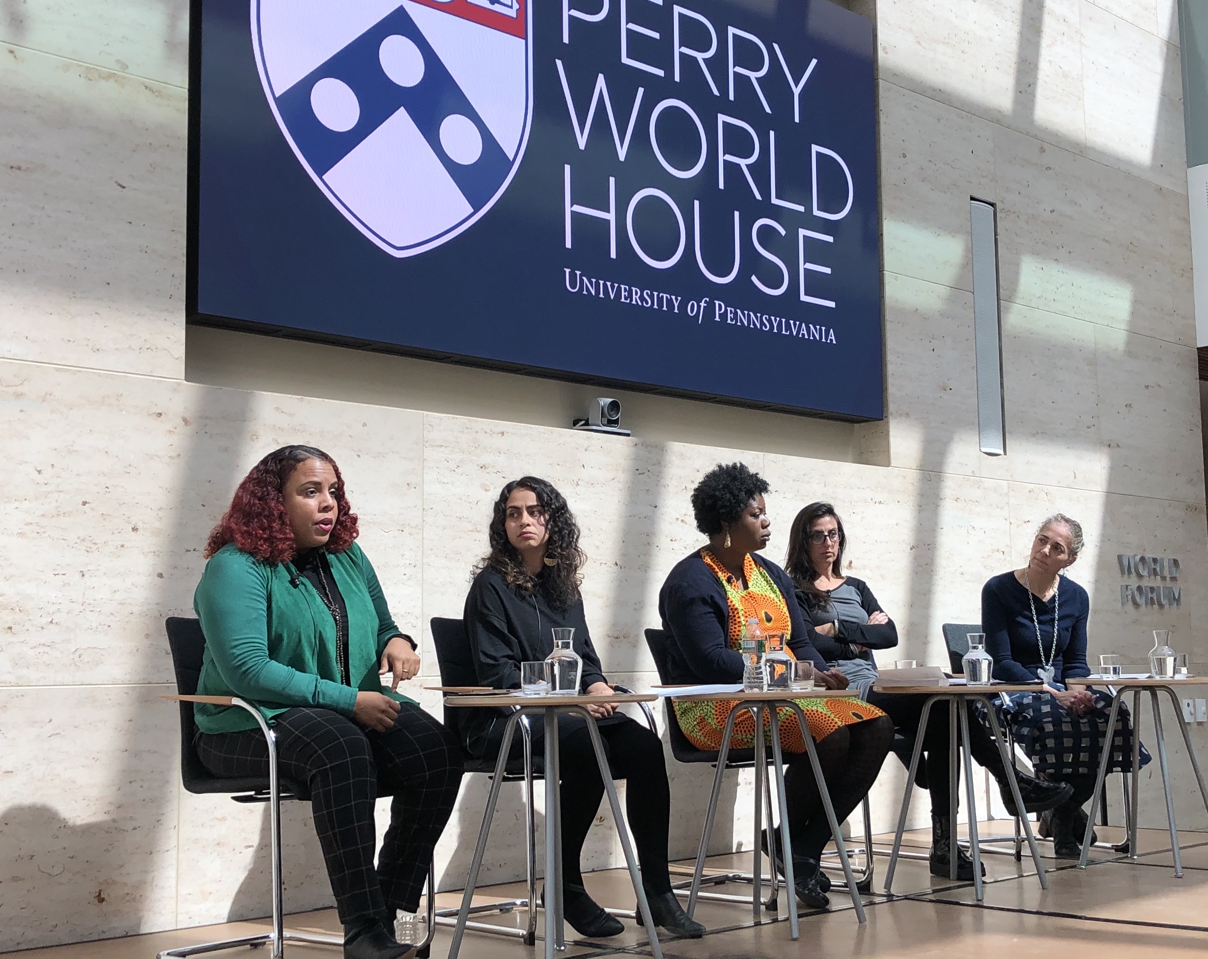 Panelists at the "Grassroots Organizing in the MeToo Era" at Perry World House