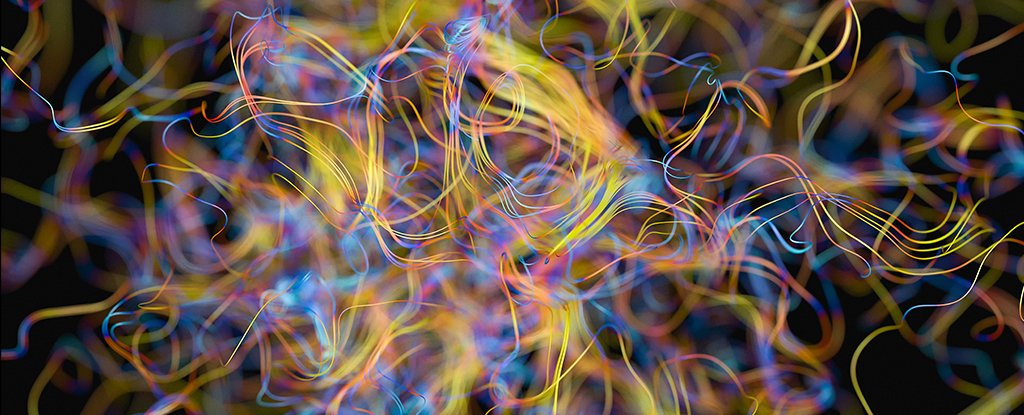 a pile of colorful abstract strings