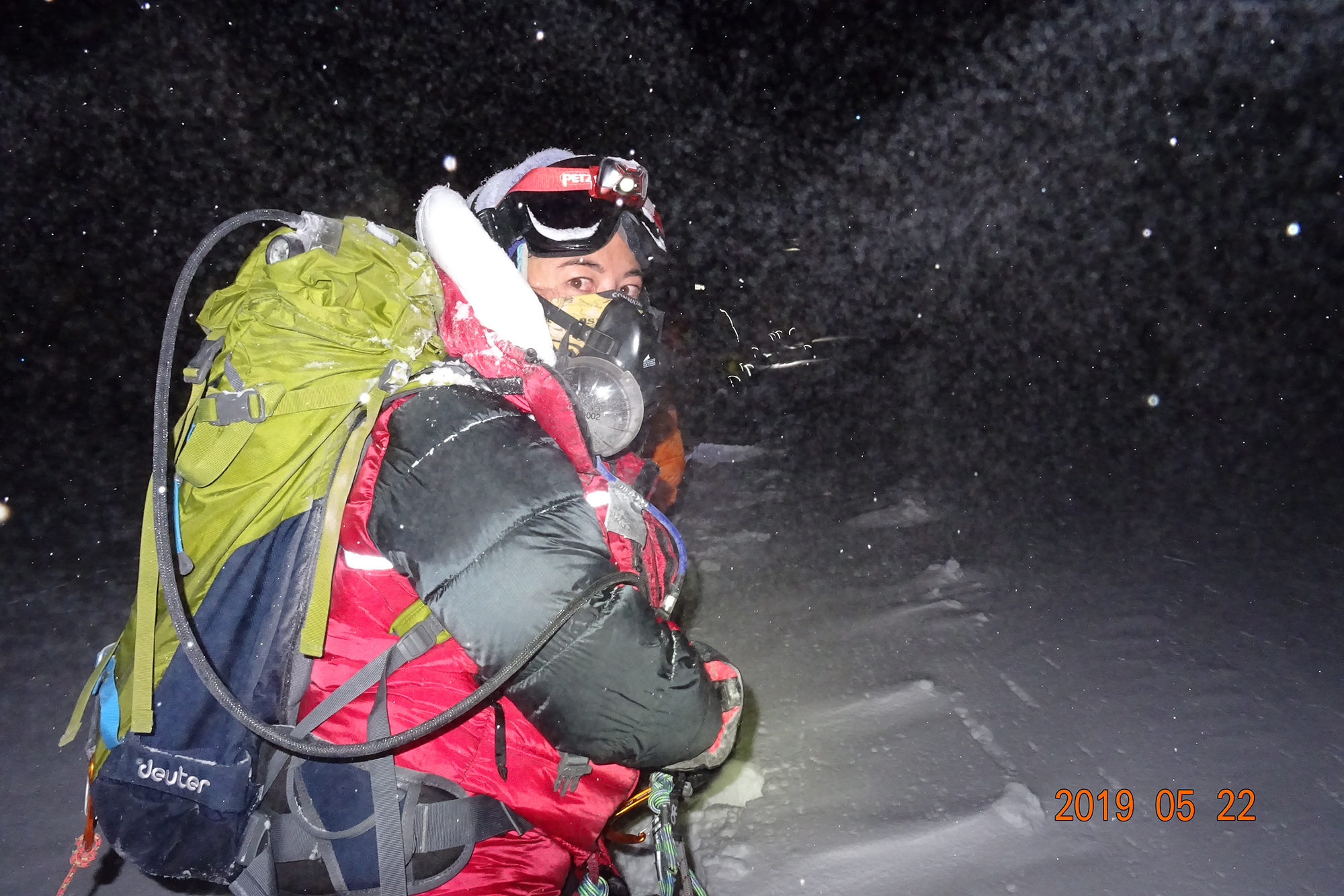 Sophie Hilaire Mount Everest night