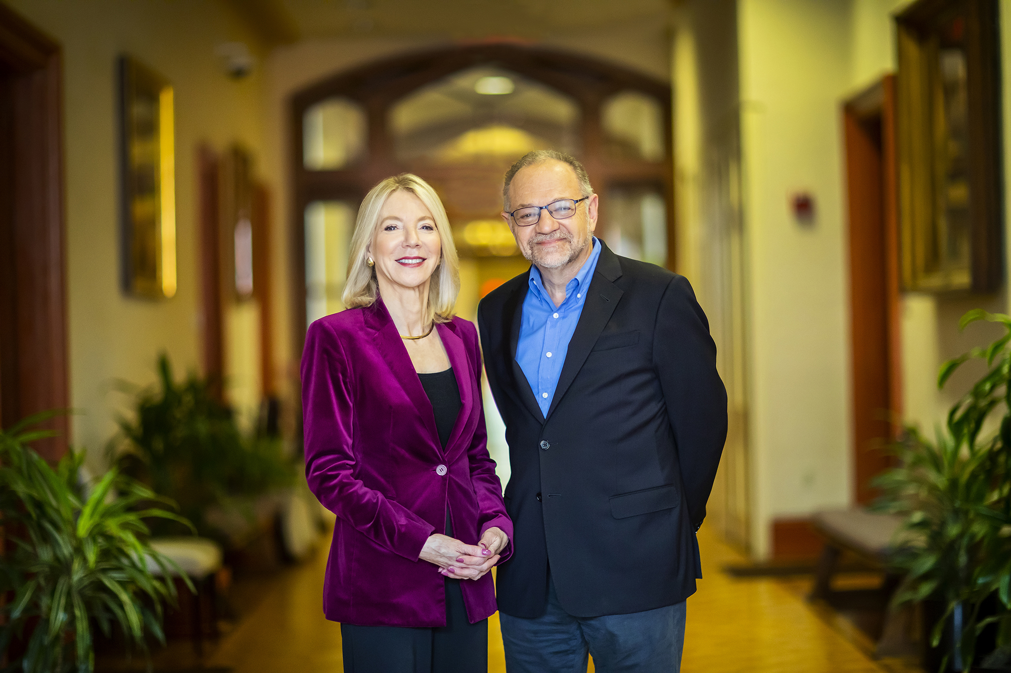 penn president amy gutmann and jonathan moreno