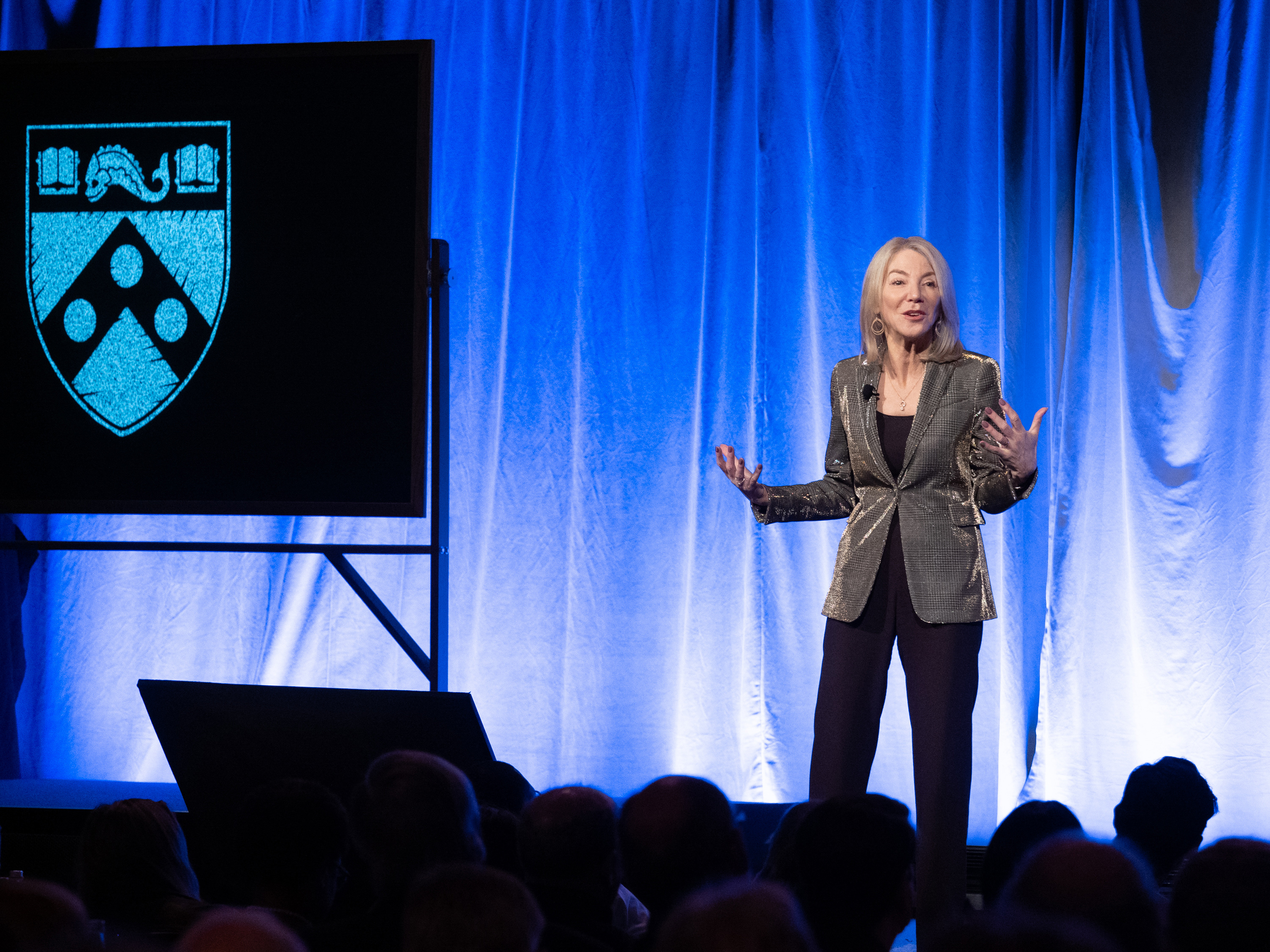 gutmann on stage at Engaging Minds