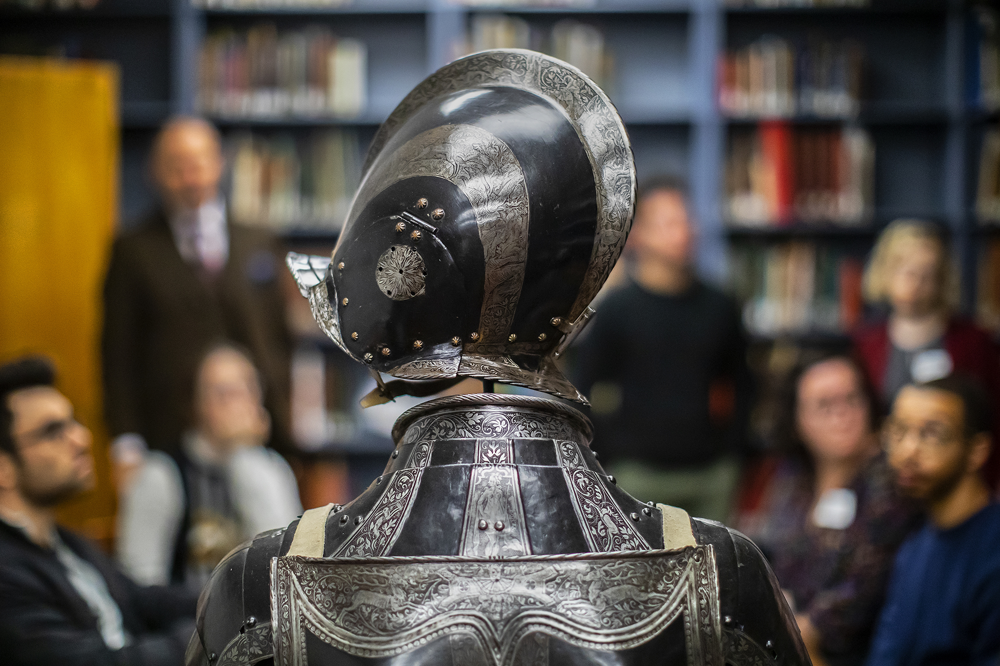 detail of helmet armor