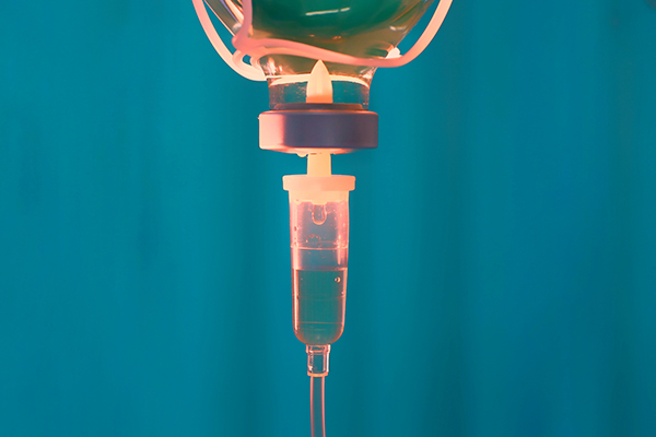 Plasma drip in a hospital setting