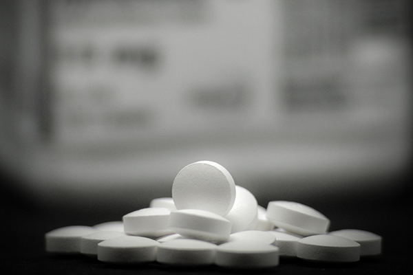 white prescription pills