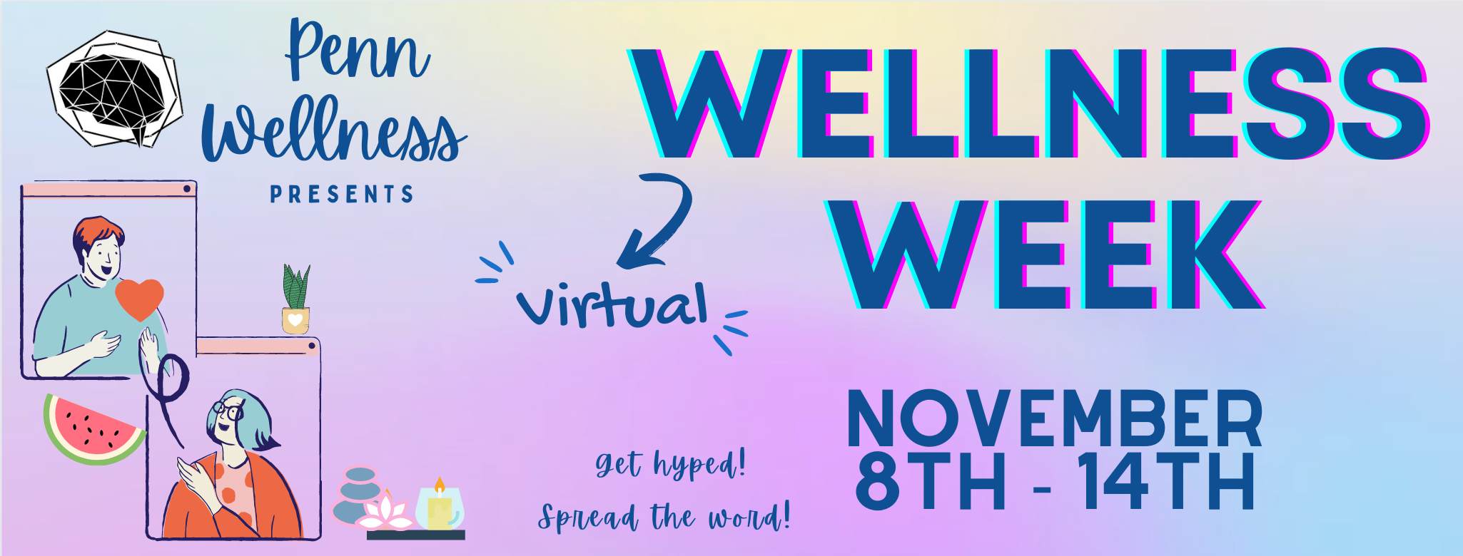 banner reading PennWellness presents virtual Wellness Week November 8th to 14th