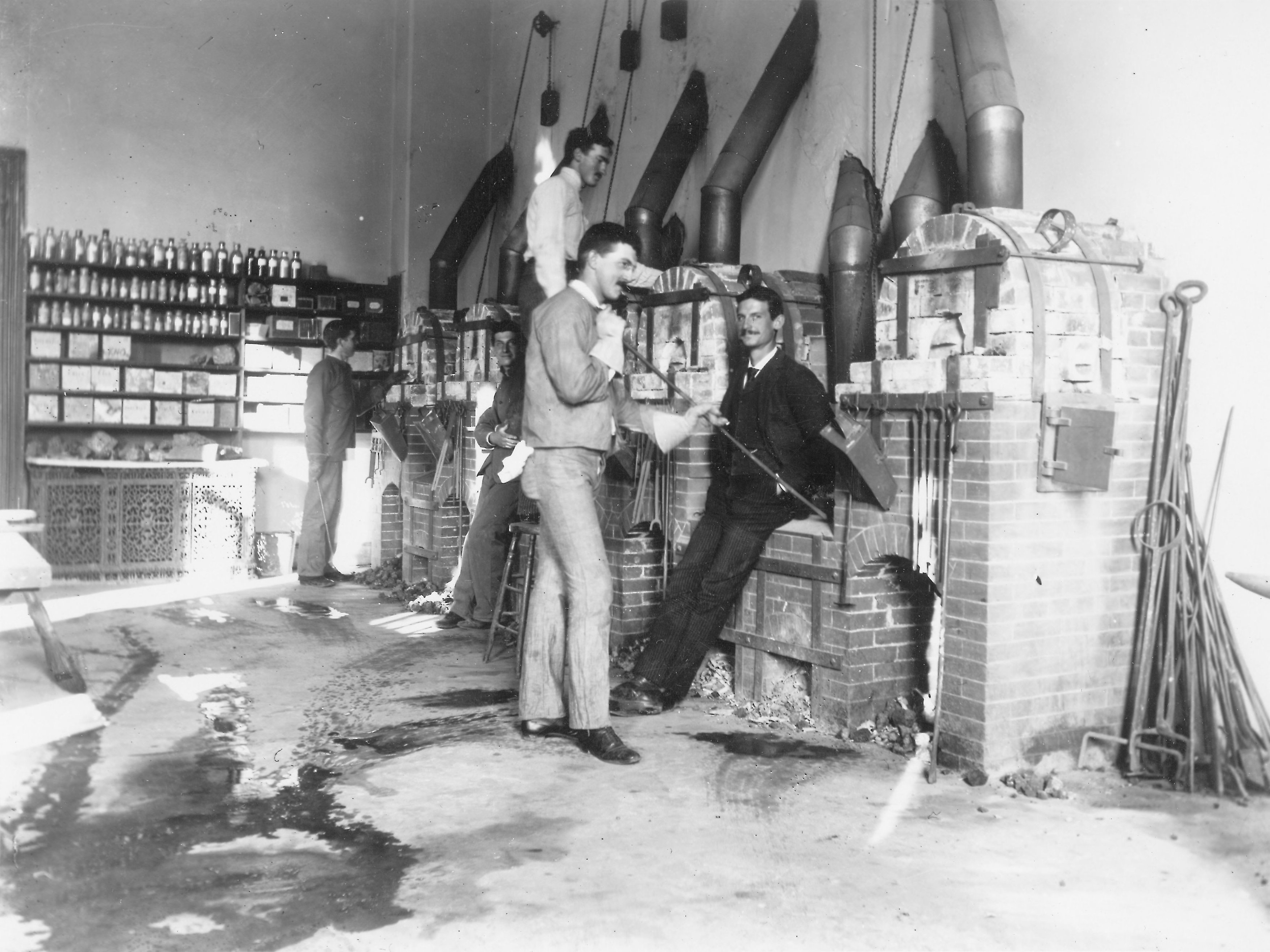 Students at the Towne School in 1891