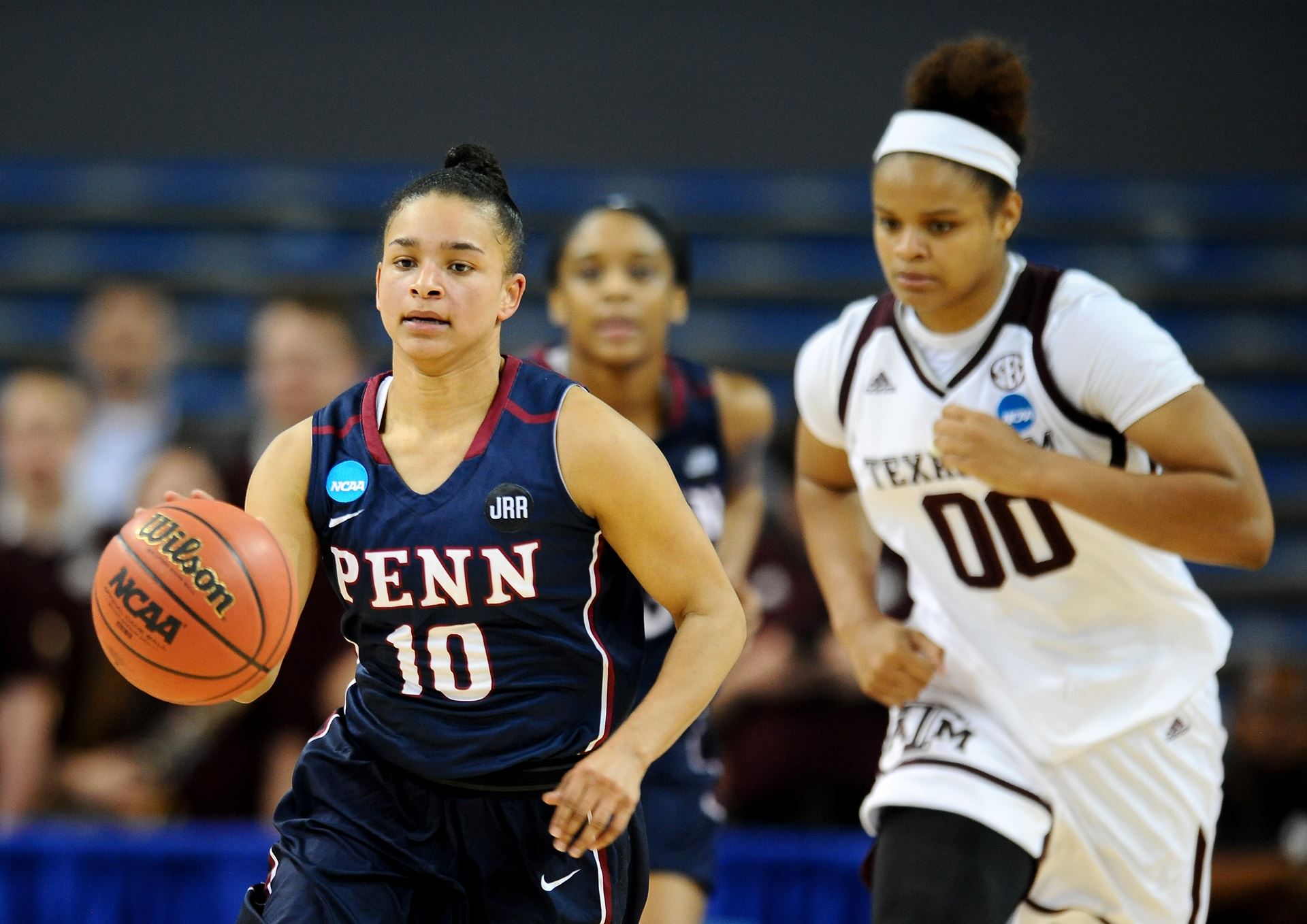 The women's basketball team takes on Texas A&M during the NCAA Tournament.