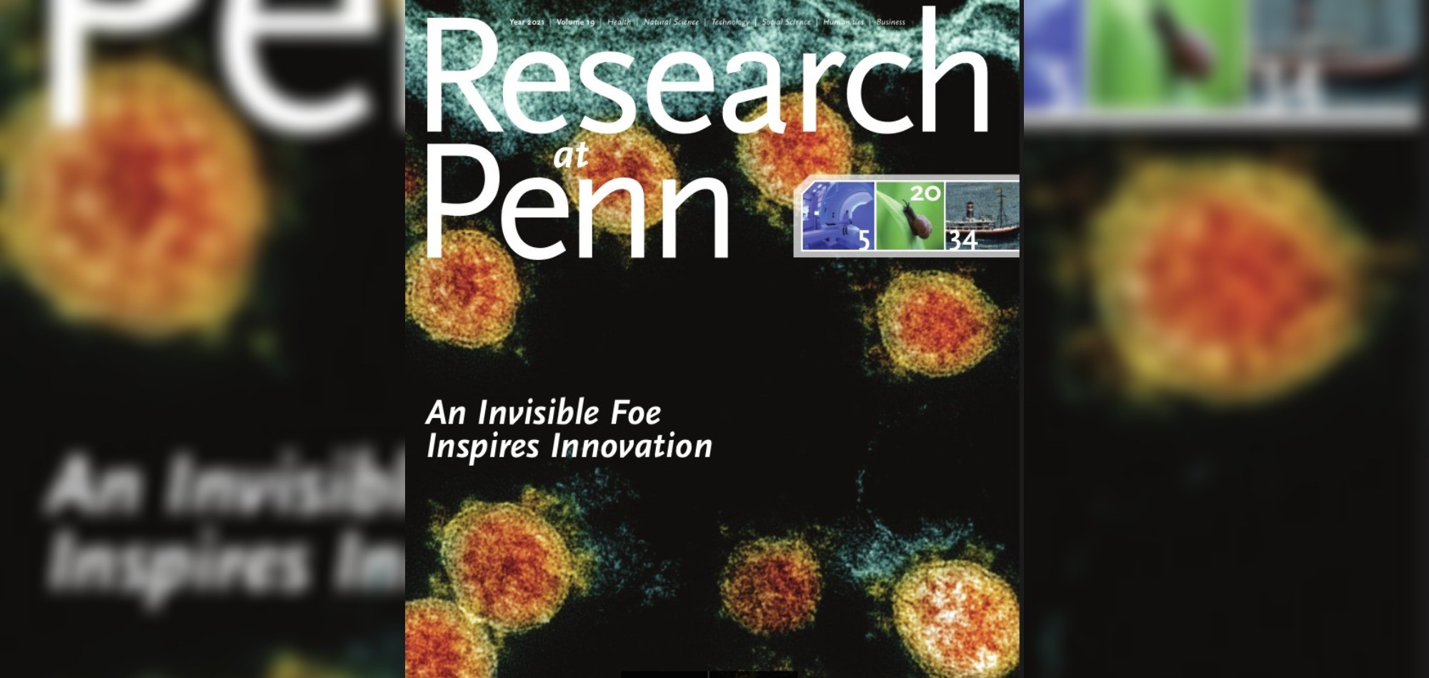 Cover from the 2023 Research at Penn publication