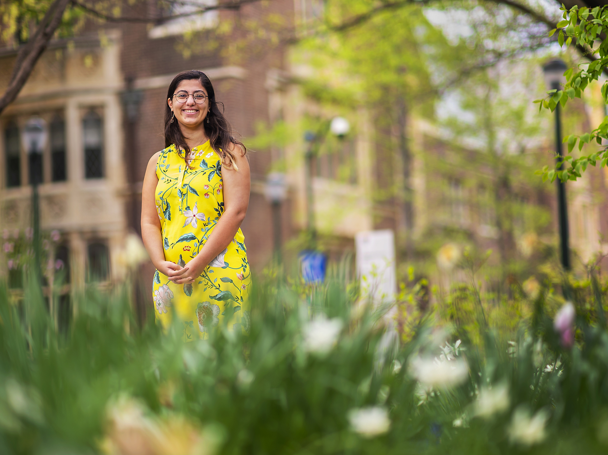 a portrait of Yasmina Al Ghadban