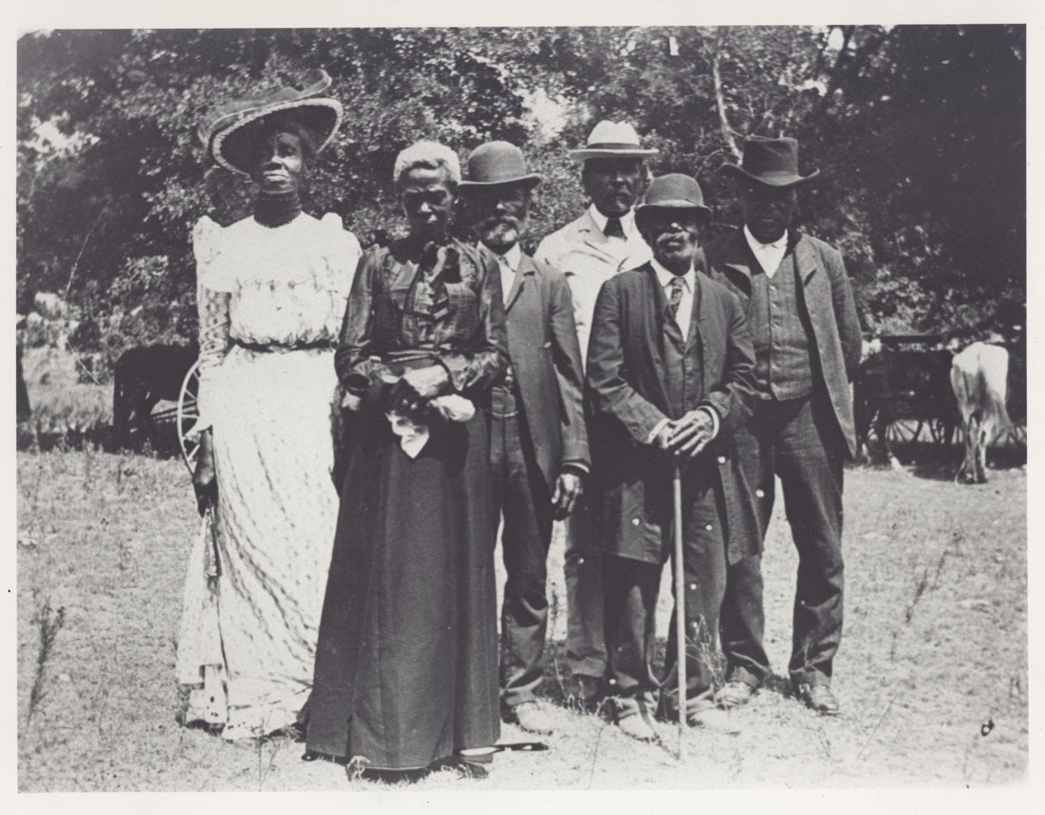 Historic photo of Juneteenth Emancipation Day celebration, June 19, 1900, Texas