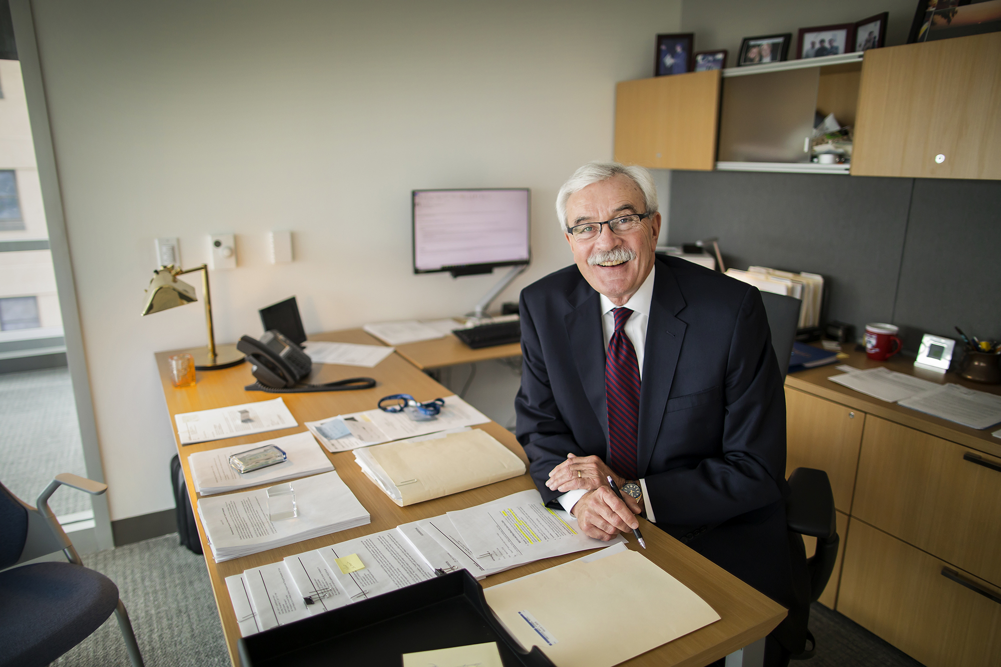 zeller at desk