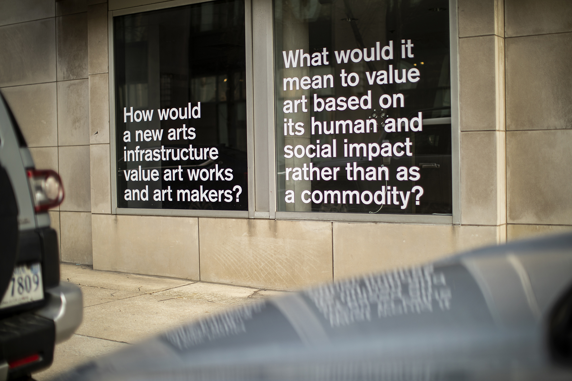 How would a new arts infrastructure value art works and art makers? What would it mean to value art based on its human and social impact rather than as a commodity?