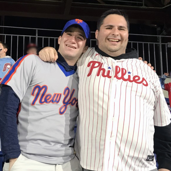 phillies - mets baseball game with students in attendance