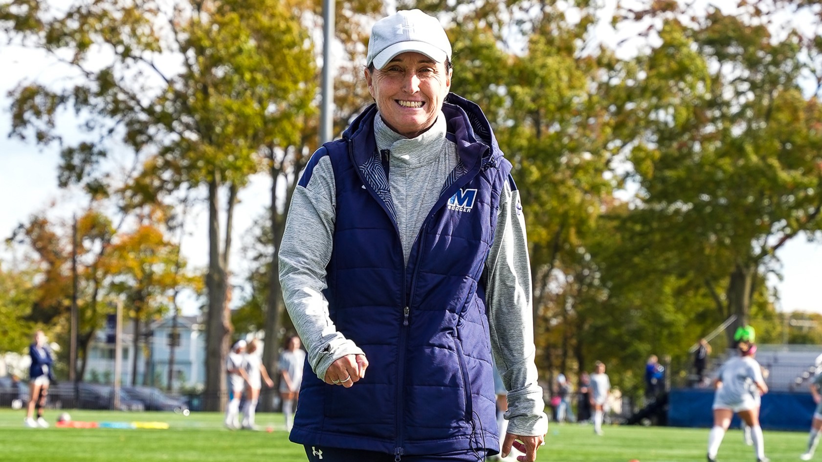 Turner on the field during her time at Monmouth.