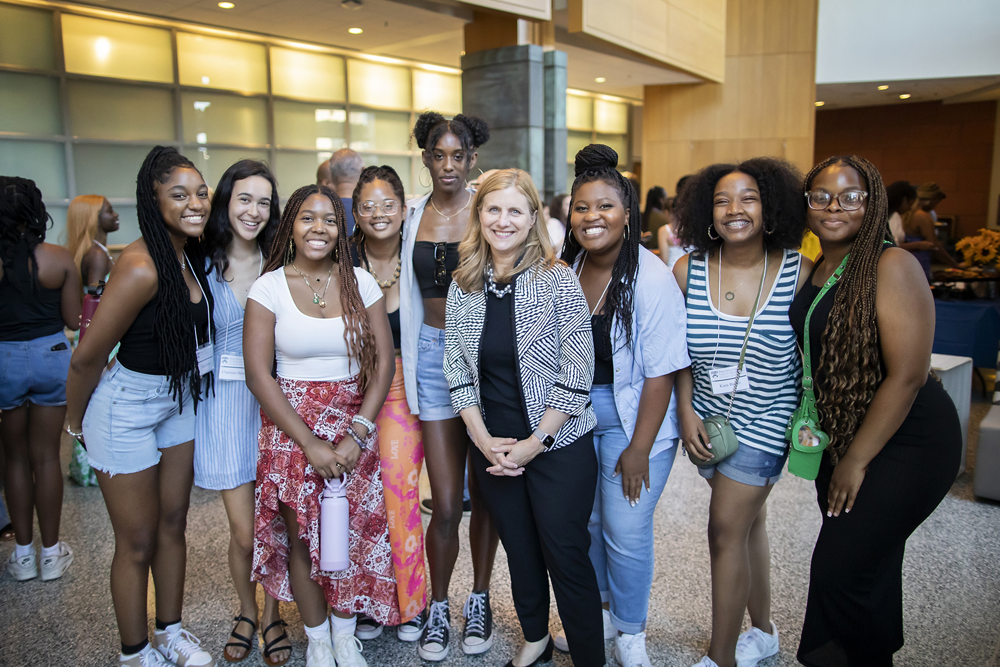 penn president liz magill meets with the africana studies summer institute