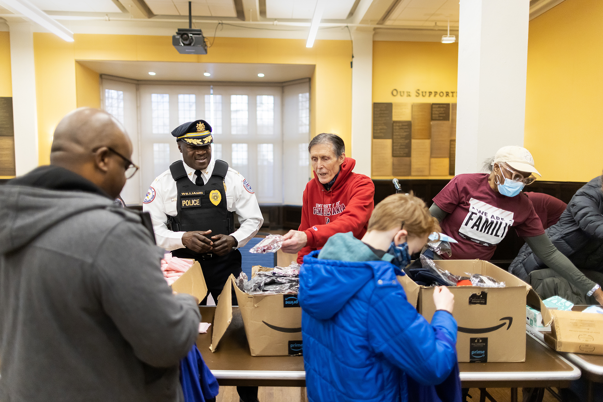 MLK Day volunteer