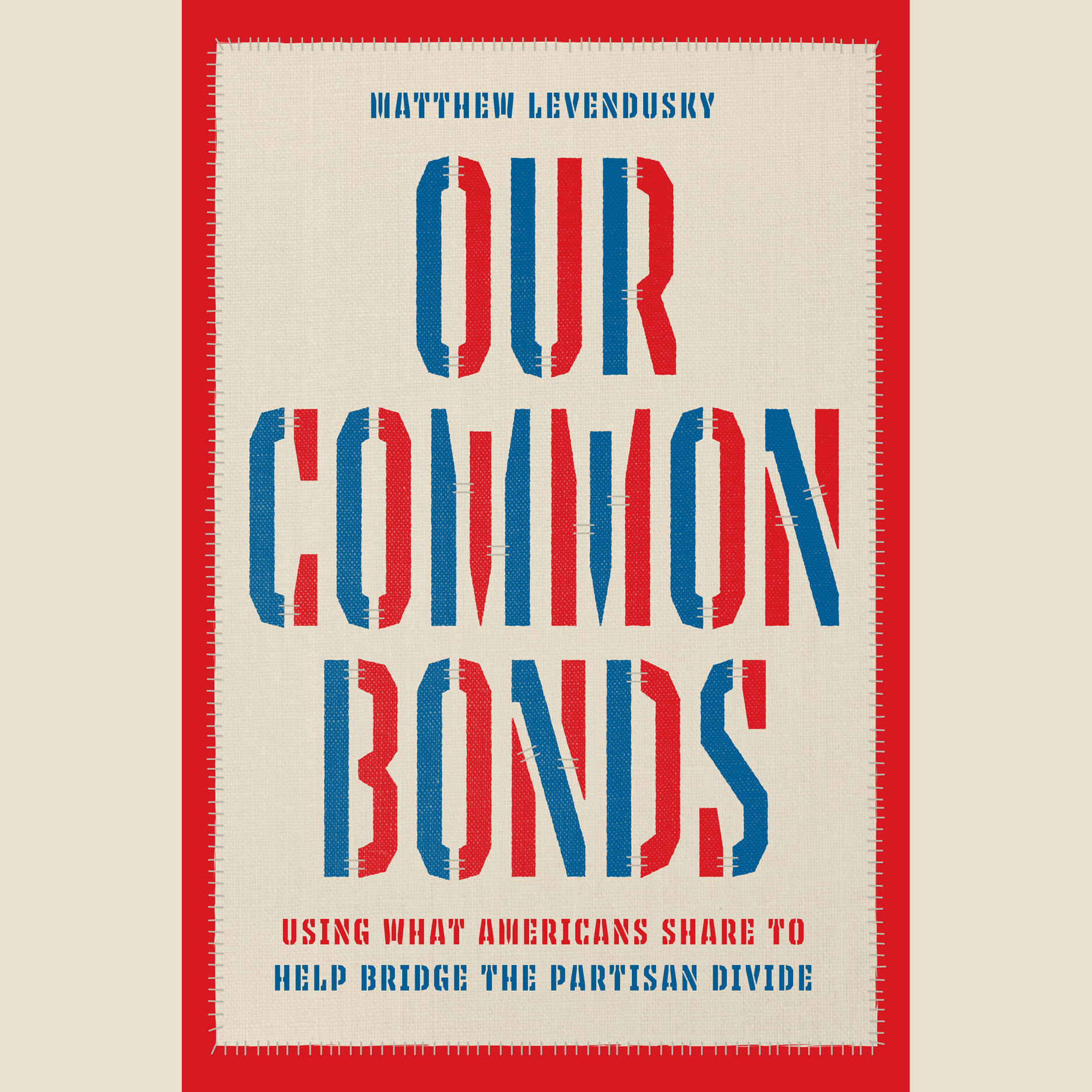 Book jacket that reads "Our Common Bonds"