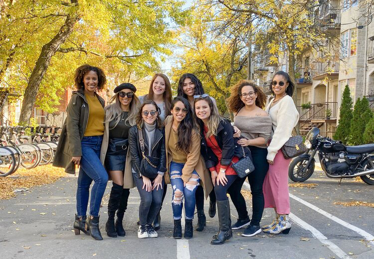 Nine Wharton students on Penn’s campus