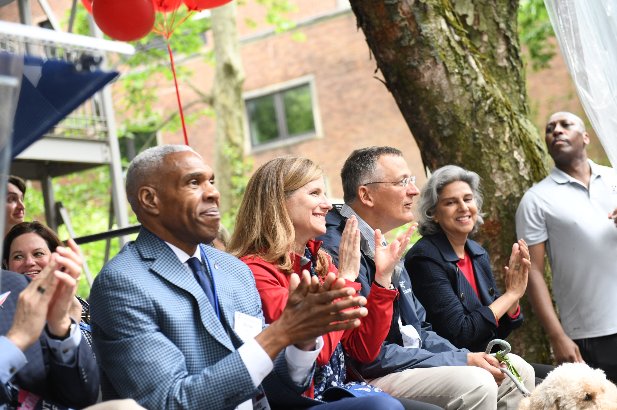 president liz magill at alumni weekend parade