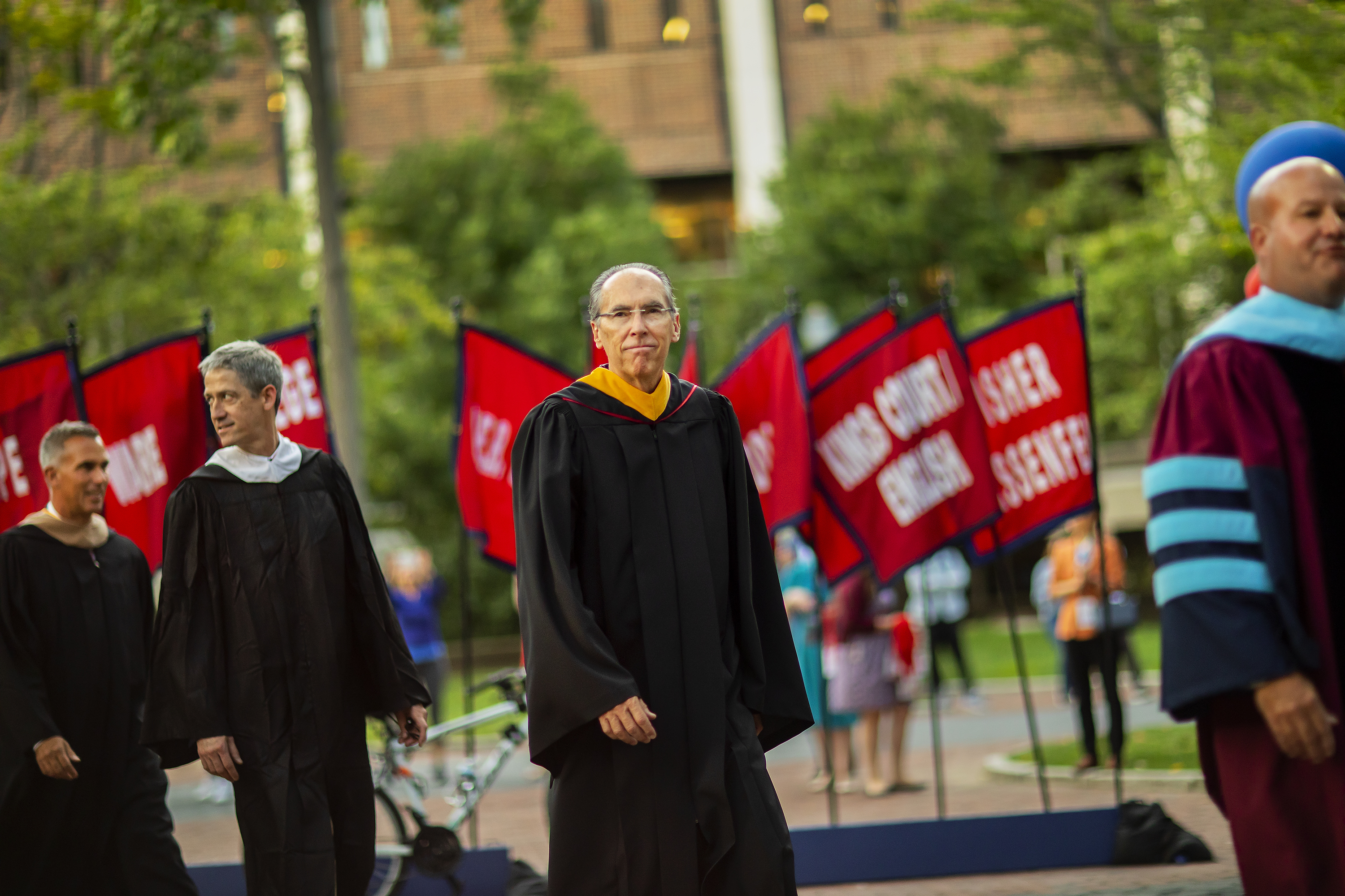 Vice President University Communications, Stephen MacCarthy at the 2023 Convocation Ceremony