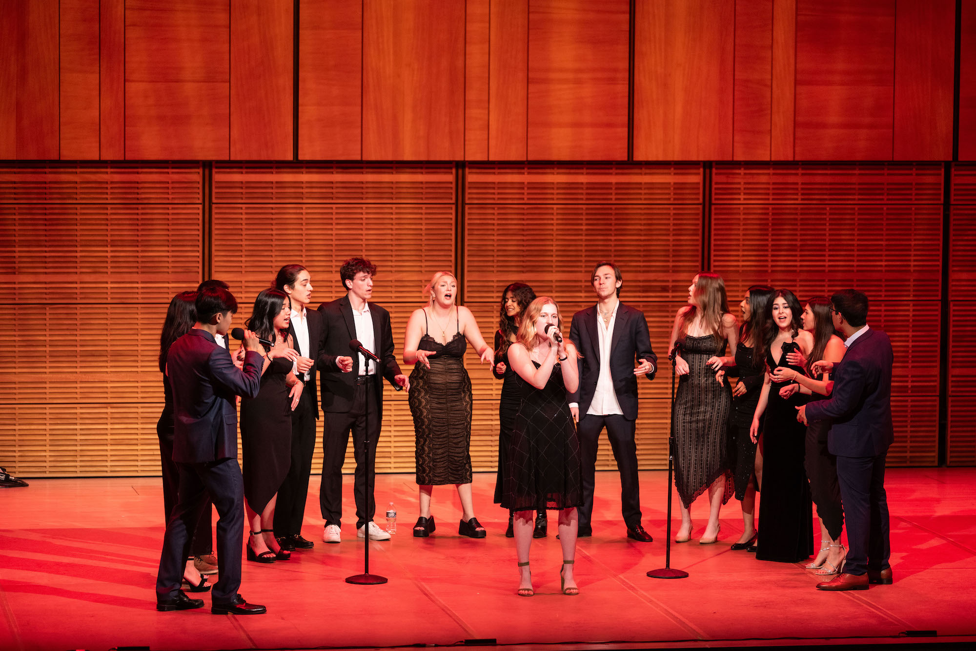 Penn’s Off the Beat a cappella group performing at Carnegie Hall.