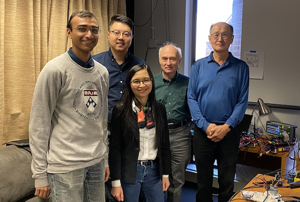 From left: Neeraj Gandhi; Mingmin Zhao; Linh Thi Xuan Phan; Oleg Sokolsky, Research Professor in CIS; and Insup Lee.