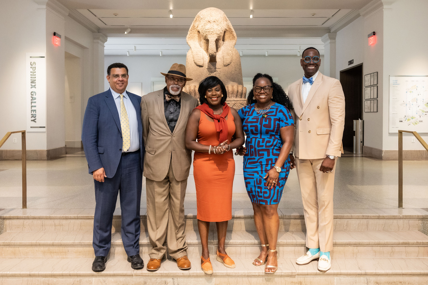 Mayor Cherelle Parker with Museum Director Chris Woods