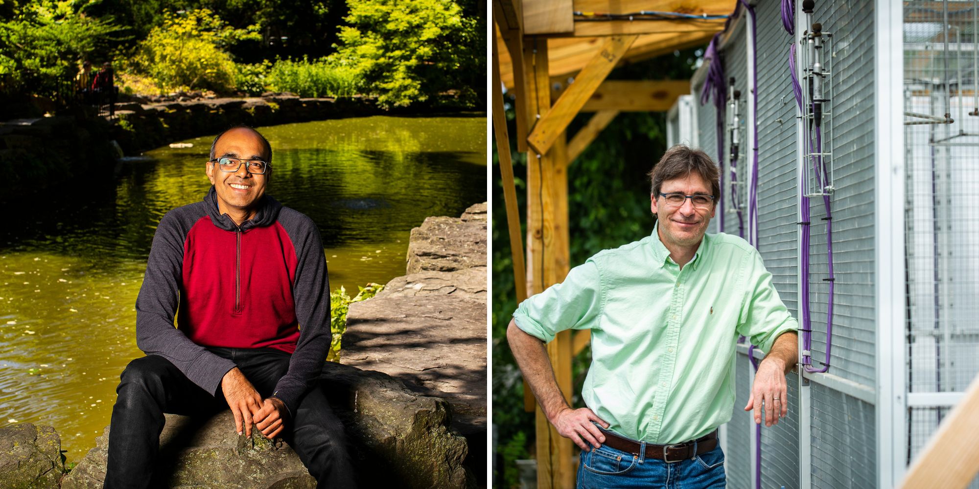 Left: Vijay Balasubramanian; right: Marc Schmidt.