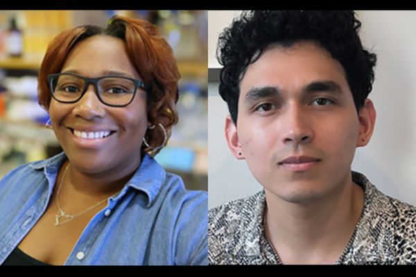 PhD students Brianna Hill-Payne and Sam Preza receive Gilliam Fellowship